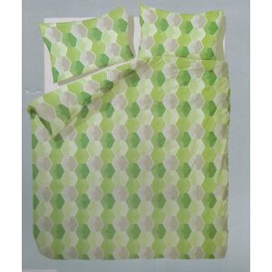 Francouzské bavlněné povlečení RICHARDA zelená 220x200/70x90cm