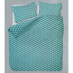 Francouzské bavlněné povlečení HERMÍNA zelená 220x200/70x90cm