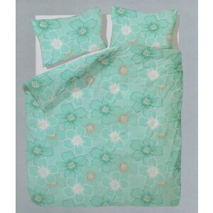 Francouzské bavlněné povlečení DARJA zelená 220x200/70x90cm