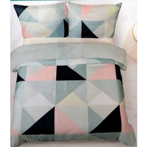 Francouzské povlečení ARIEL modré,1x 200x220 cm, 2x70x90cm