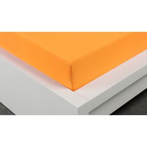 Prostěradlo Jersey světle oranžové LUXUS 90-100x200cm