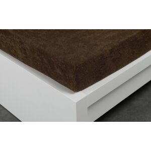 Prostěradlo froté tmavě hnědé Exclusive  190g/m2 90x200 cm