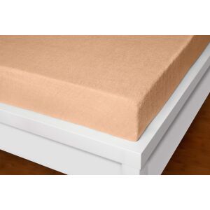 Prostěradlo froté tmavě béžové Exclusive 190g/m2 90x200 cm