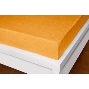 Prostěradlo froté oranžové Exclusive 190g/m2 90 x 200 cm