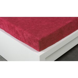 Prostěradlo froté bordó Exclusive  190g/m2 90x200 cm