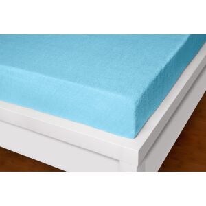 Prostěradlo froté světle modré  Exclusive 190g/m2 90x200 cm