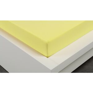 Prodloužené jersey prostěradlo žluté 220x200 cm