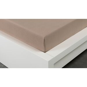 Jersey prostěradlo tmavě béžové 200x220 cm