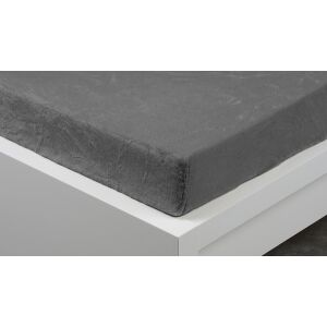 Prostěradlo mikroplyš TMAVĚ ŠEDÉ 180x200 cm