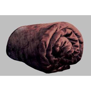 Deka mikroflanel hnědá 150x200 cm