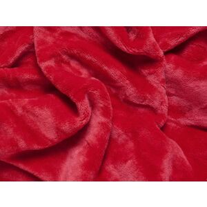 Prostěradlo mikroflanel červené 200x220 cm