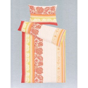 Krepové povlečení SABINA oranžové 140x200cm, 70x90cm