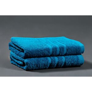 Plážová froté osuška Komfort - azurová modrá 100x180 cm