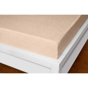 Froté prostěradlo béžové140x200 cm