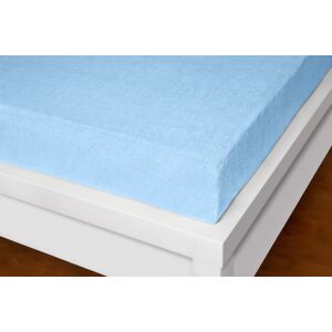 Prostěradlo froté Exclusive světle modré  140x200 cm