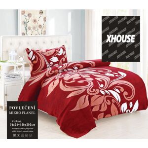 Mikroplyšové povlečení VĚRA,  140x200cm, 70x90cm