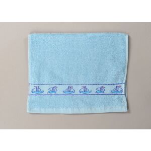 Dětský froté ručník  - modrý 30x50 cm