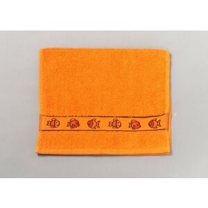 Dětský froté ručník  - oranžový 30x50 cm
