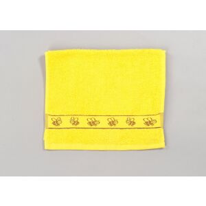 Dětský froté ručník  - žlutý 30x50 cm