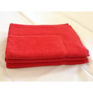 Koupelnová froté předložka 50 x70 cm 750 g/m2 červená