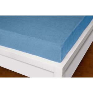 Froté prostěradlo modré 220x200 cm