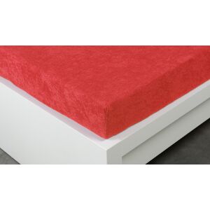 Froté prostěradlo Exclusive červené 180 x 200cm