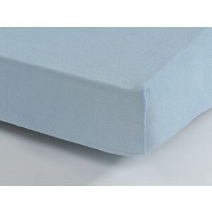 Dětské froté prostěradlo světle modré 60x120 cm