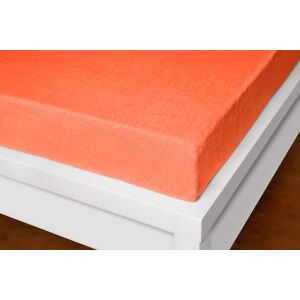 Froté prostěradlo Exclusive tmavě oranžové 180 x 200cm