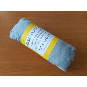  Dětské prostěradlo jersey šedé 60x120 cm