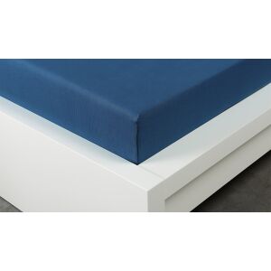 Prostěradlo Jersey  modré LUXUS  90 x 200 cm
