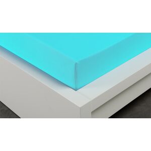 Prostěradlo Jersey světle azurové LUXUS 90-100x200cm