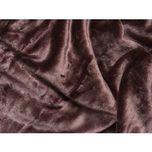 Prostěradlo mikroflanel hnědé 200x220 cm