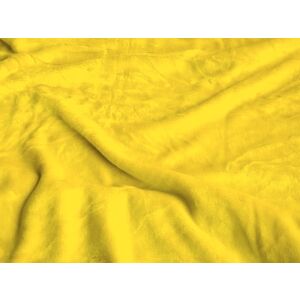 Prostěradlo mikroflanel žluté 200x220 cm