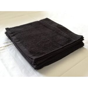 Froté ručník Klasik - černý 30x50 cm