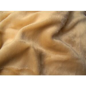 Prostěradlo mikroplyš světle béžové 180x200 cm