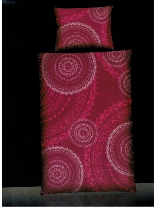 Bavlněný satén ELVÍRA vínová