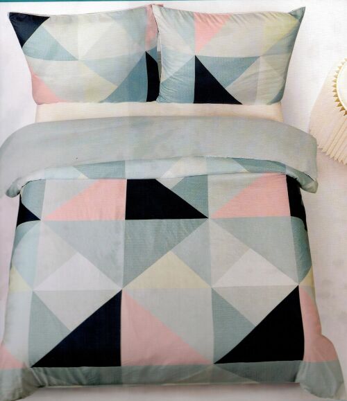 Francouzské povlečení ARIEL modré,1x 200x220 cm, 2x70x90cm