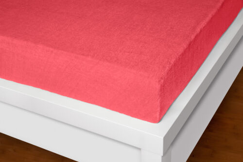 Froté prostěradlo Exclusive červené 220x200 cm