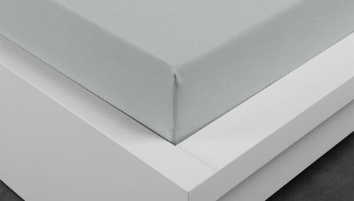 Prostěradlo Jersey  LUXUS  světle šedé 90x200cm