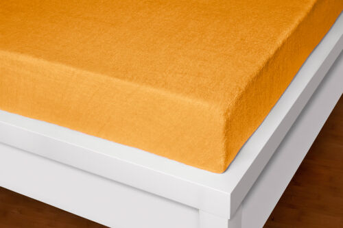 Prostěradlo froté oranžové Exclusive 190g/m2 90 x 200 cm