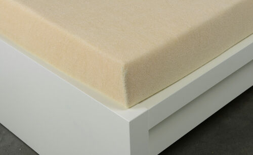 Prostěradlo froté krémové Exclusive 190g/m2 90 x 200 cm