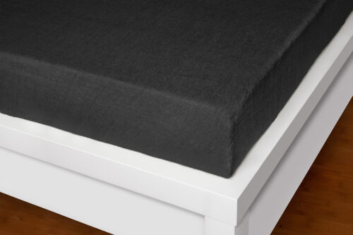 Prostěradlo froté černé Exclusive 190g/m2 90 x 200 cm