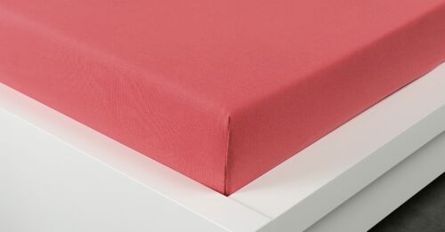 Jersey prostěradlo červené 200x220 cm