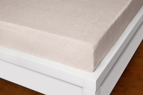 Prostěradlo froté béžové 160g/m 90x200 cm