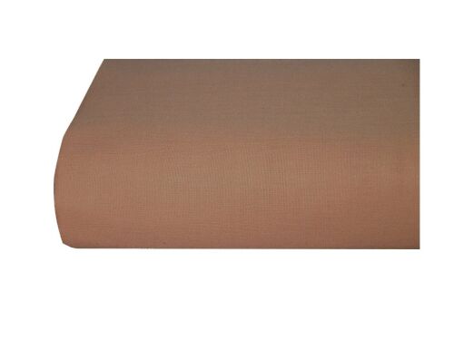 Bavlněné prostěradlo klasické  140x225 cm hnědé