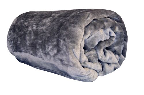 Deka mikroflanel šedá 150x200 cm