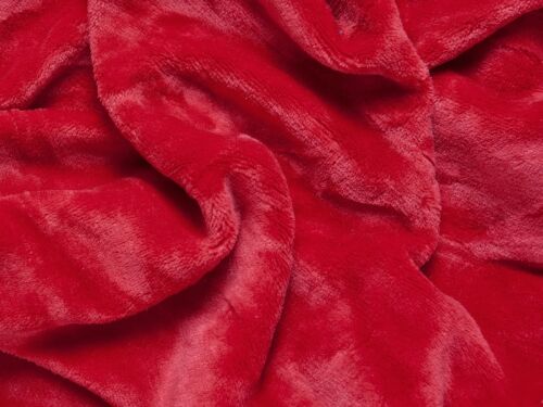 Prostěradlo mikroflanel červené 200x220 cm