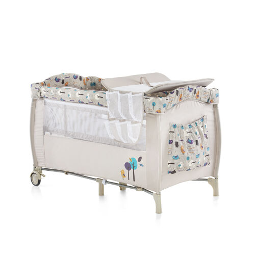 CHIPOLINO Cestovní postýlka  Play pen and Crib  Bella - krémová