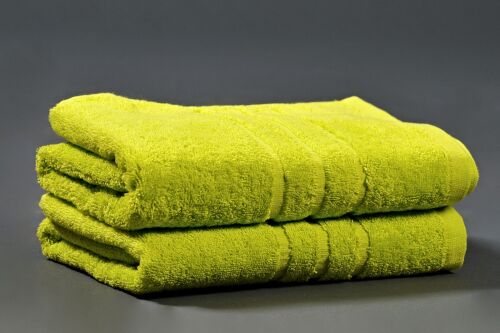 Plážová froté osuška Komfort - zelená pistáciová 100x180 cm