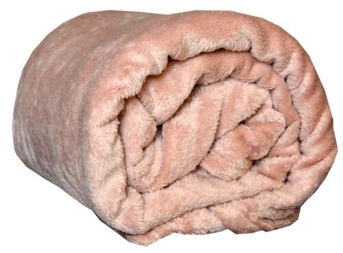 Deka mikroflanel béžová 150x200 cm